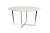 Стол обеденный Arabesco белый искусственный мрамор/хром