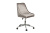 Кресло офисное серое велюровое/хром