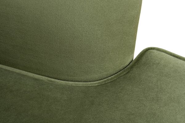 Кресло Rimini велюровое зеленое